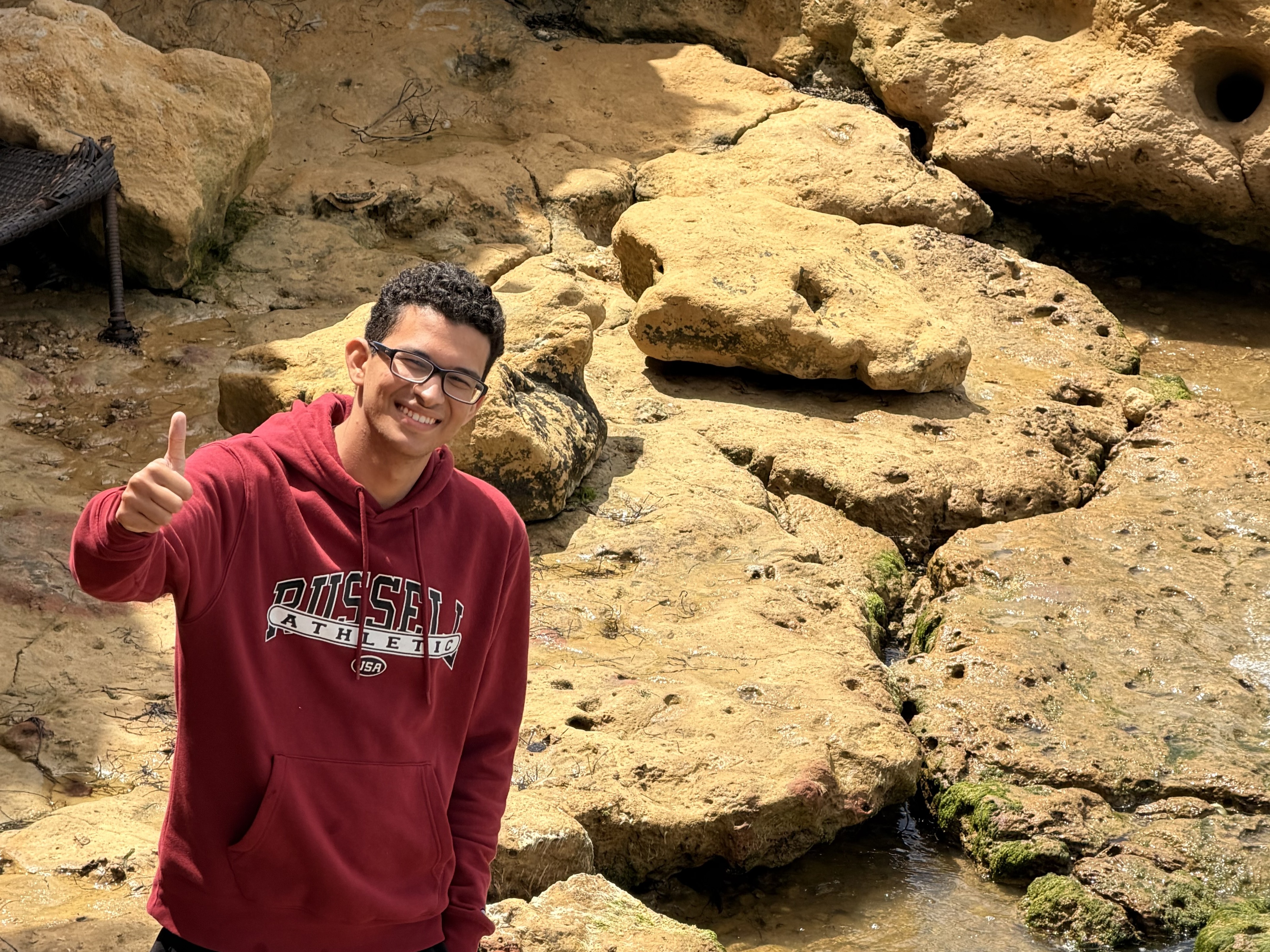 In a cave I found near Geelong